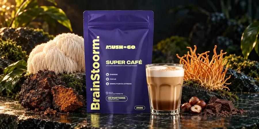 Brainstoorm od Mush n Go z soplówką, cordycepsem i chagą